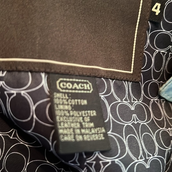 Coach 1941 Rain Coat, Size 4, PTP 18”, Length 32”, excellent condition, w/Bag - Picture 16 of 16